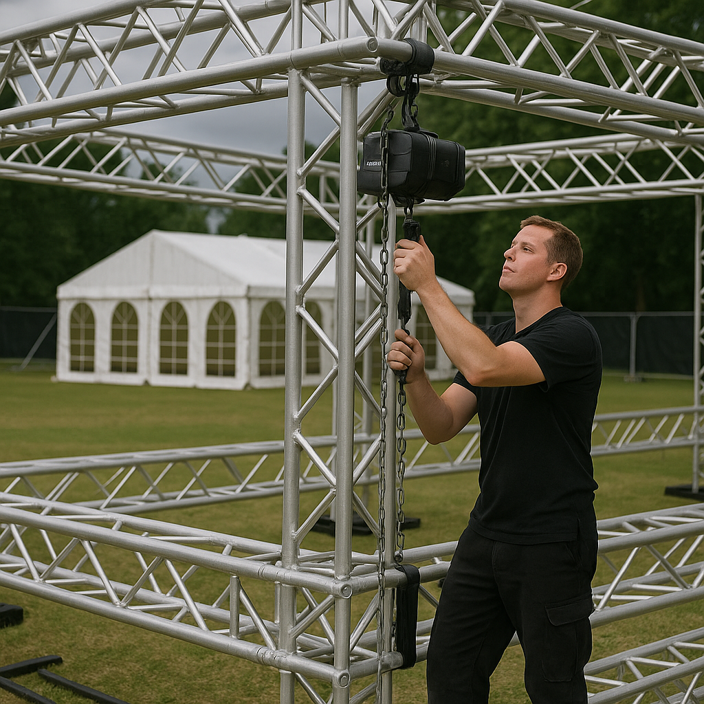 Professional Rigging and Truss Setup